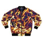 Blaze of Glory: The Men's Bomber Jacket That's Lit 🔥
