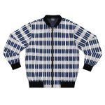Checkerboard Chic: The Men's Bomber Jacket with Timeless Elegance