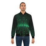Code of Cool: The Matrix-Inspired Men's Bomber Jacket