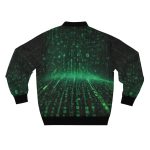 Code of Cool: The Matrix-Inspired Men's Bomber Jacket