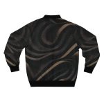 Shadow Serpent: The Men's Bomber Jacket with a Dark Wave Twist