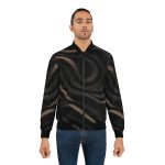 Shadow Serpent: The Men's Bomber Jacket with a Dark Wave Twist