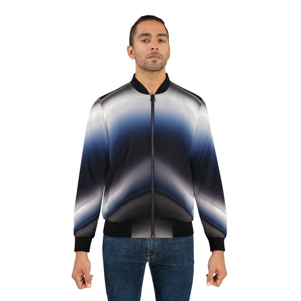 Cosmic Glide: Men's Bomber Jacket - Soar Through the Style Galaxy!