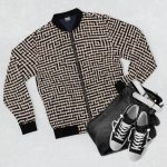 Maze Master: The Men's Bomber Jacket That's a Mind-Bending Marvel