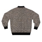 Maze Master: The Men's Bomber Jacket That's a Mind-Bending Marvel