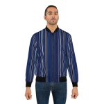 The Understated Maverick: A Guide to the Men's Classic Striped Bomber Jacket