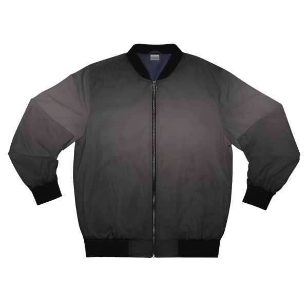 Blackout Swagger: Men's Bomber Jacket - Elevate Your Style Game!