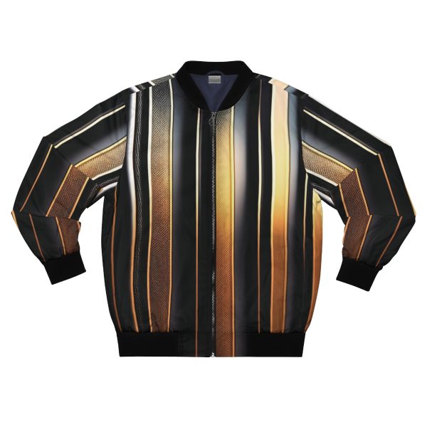Referee Refined: The Striking Men's Bomber Jacket for Evening Escapades