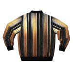 Referee Refined: The Striking Men's Bomber Jacket for Evening Escapades