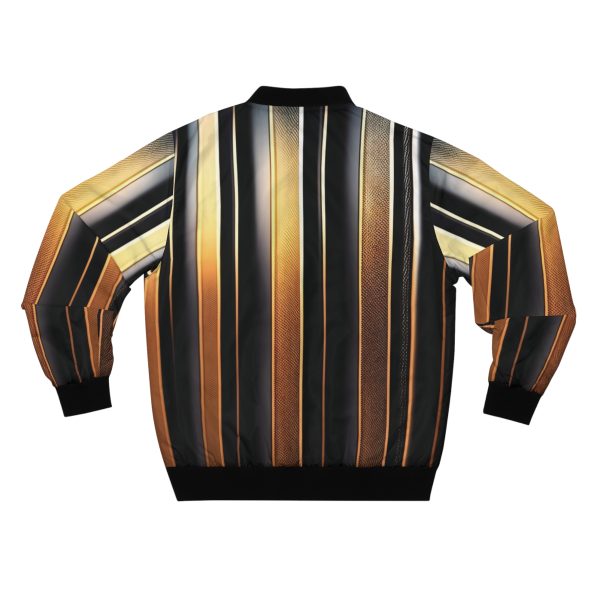 Referee Refined: The Striking Men's Bomber Jacket for Evening Escapades