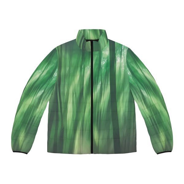 Forest Fables & Urban Legends: The 'Emerald Enigma' Men's Winter Jacket