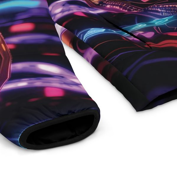 Crypto Cool: The Bitcoin Blizzard Men's Winter Coat đâď¸