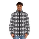 The Checkmate Charm: A Men's Winter Jacket That's King of the Closet