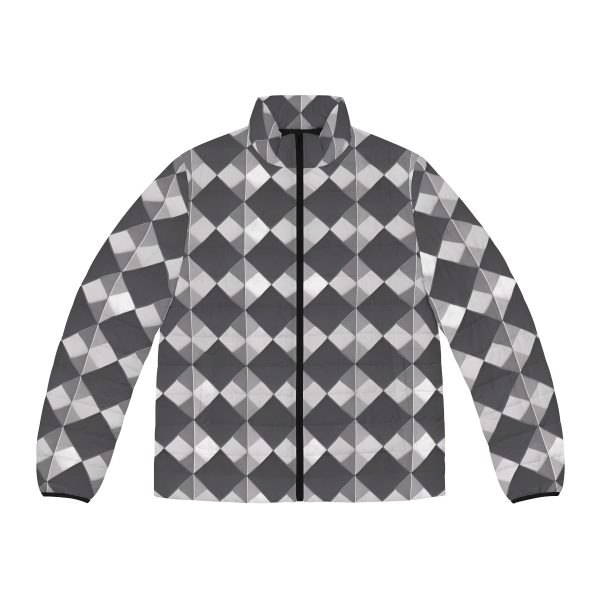 The Checkmate Charm: A Men's Winter Jacket That's King of the Closet