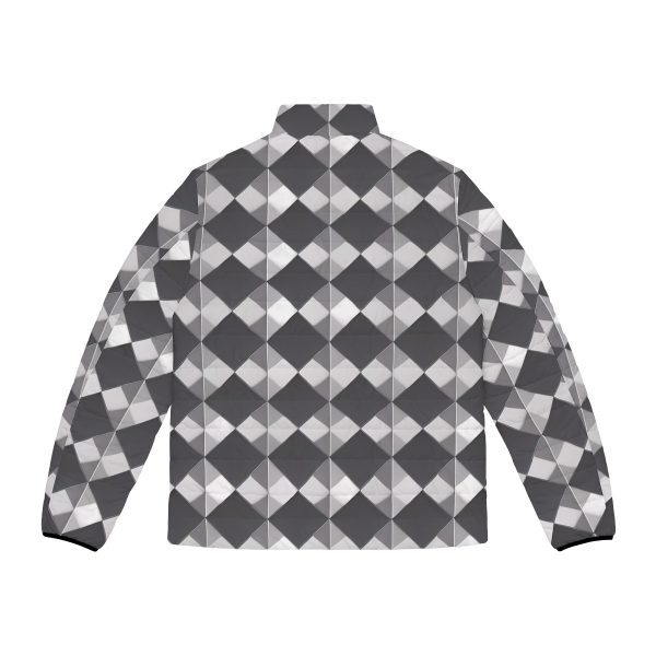 The Checkmate Charm: A Men's Winter Jacket That's King of the Closet
