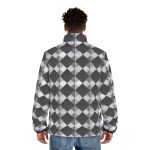 The Checkmate Charm: A Men's Winter Jacket That's King of the Closet