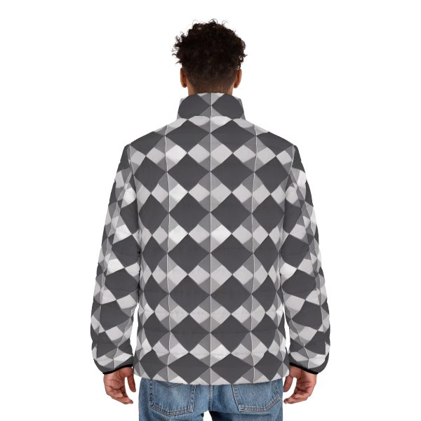 The Checkmate Charm: A Men's Winter Jacket That's King of the Closet