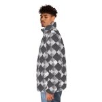 The Checkmate Charm: A Men's Winter Jacket That's King of the Closet