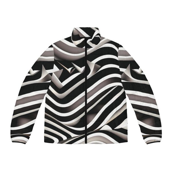 IllusionWear™ Swirls of Swagger Men's Winter Jacket - Where Style Spirals! 🌀🧥