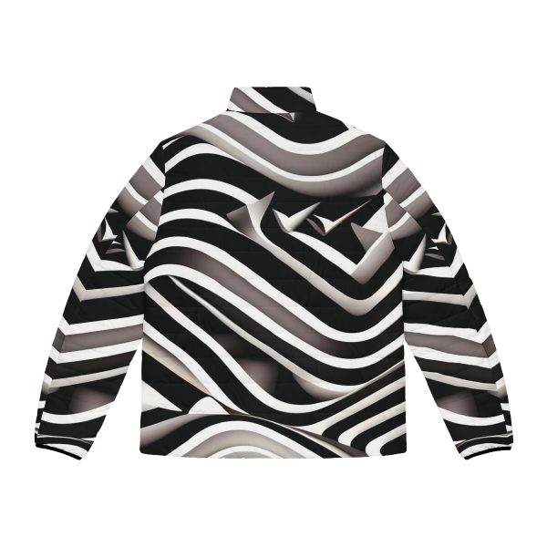 IllusionWear™ Swirls of Swagger Men's Winter Jacket - Where Style Spirals! 🌀🧥