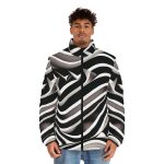 IllusionWear™ Swirls of Swagger Men's Winter Jacket - Where Style Spirals! 🌀🧥