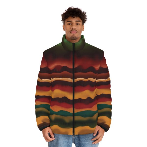 The Trailblazer's Tapestry Men's Winter Jacket - Where Warmth Weaves a Tale of Adventure! 🍂🔥