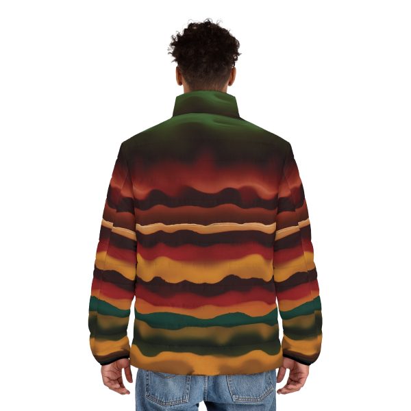 The Trailblazer's Tapestry Men's Winter Jacket - Where Warmth Weaves a Tale of Adventure! 🍂🔥