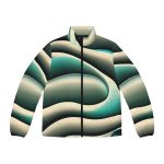 The Abstract Artistry Men's Winter Jacket ❄️
