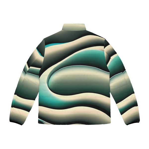 The Abstract Artistry Men's Winter Jacket ❄️