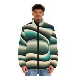 The Abstract Artistry Men's Winter Jacket ❄️