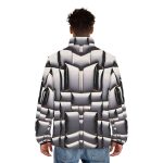 The "Cloud Nine Chrome" Men's Puffer Jacket: Defy the Ordinary, Embrace the Extraordinary