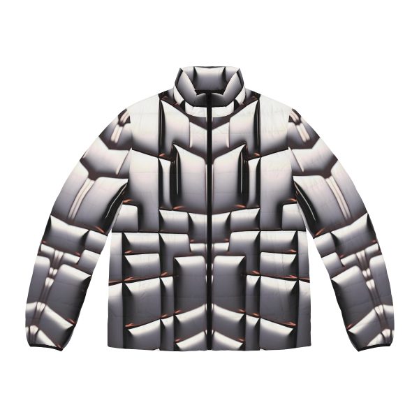 The "Cloud Nine Chrome" Men's Puffer Jacket: Defy the Ordinary, Embrace the Extraordinary