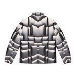 The "Cloud Nine Chrome" Men's Puffer Jacket: Defy the Ordinary, Embrace the Extraordinary