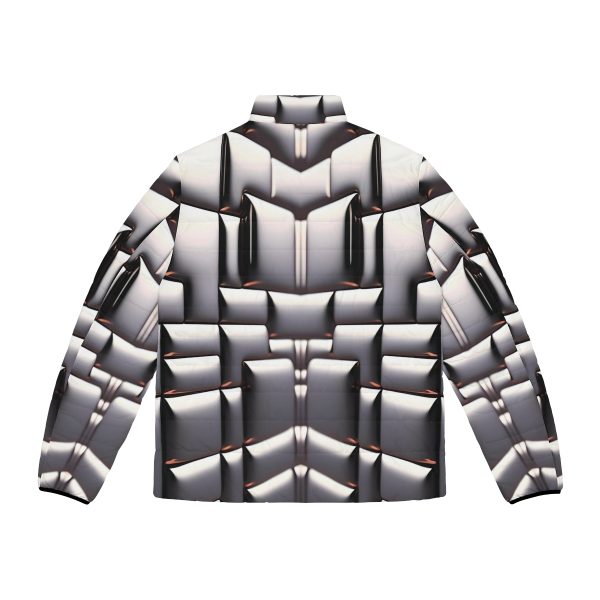 The "Cloud Nine Chrome" Men's Puffer Jacket: Defy the Ordinary, Embrace the Extraordinary