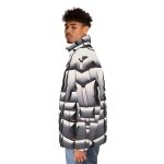 The "Cloud Nine Chrome" Men's Puffer Jacket: Defy the Ordinary, Embrace the Extraordinary