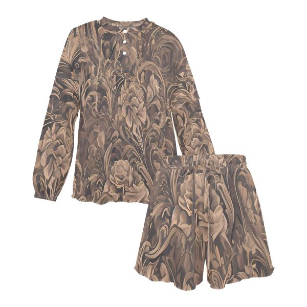 🌙 Snooze in Style: The Sassy Women's Long Sleeve Pajama Set Saga 🌙