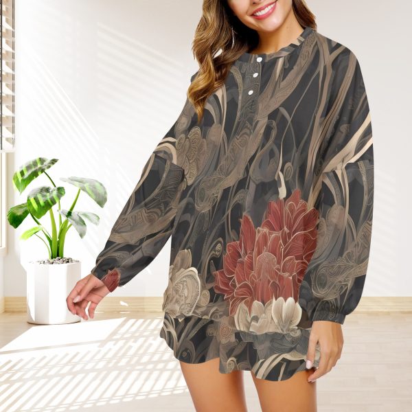 🌟 Hit Snooze in Style: The Eclectic Elegance of Women's Long Sleeve Pajama Sets 🌟