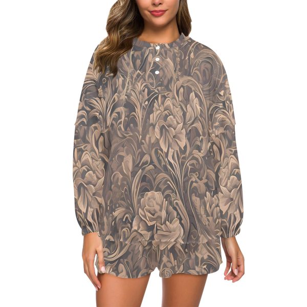 🌙 Snooze in Style: The Sassy Women's Long Sleeve Pajama Set Saga 🌙