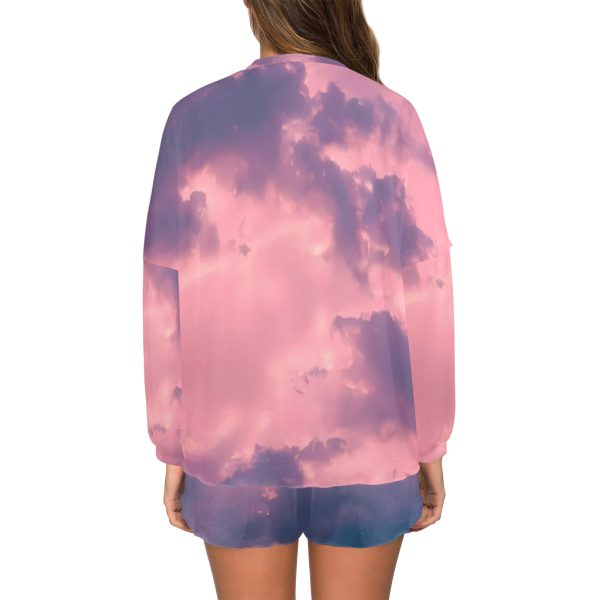 🌅 Chase the Sunsets: The Pink Skies Long Sleeve Pajama Set for Women