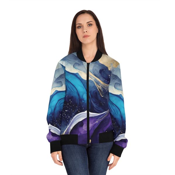 Women's Oceanic Dreams Bomber Jacket: Dive into Style! 🌊🧥