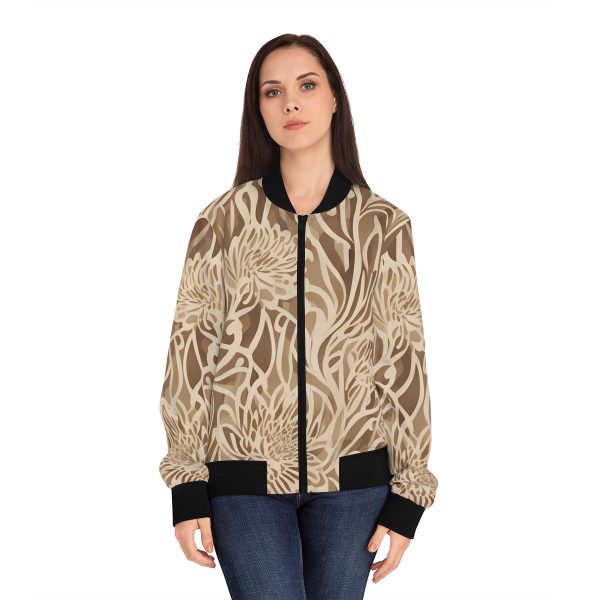 Women's Bomber Jacket: The Botanical Edition 🍂