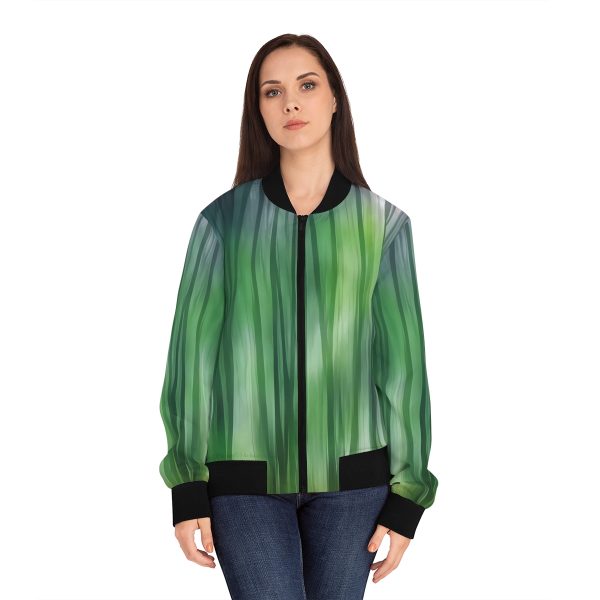 Women's Verdant Trek Bomber Jacket: Embrace the Call of the Wild! 🌿🧥