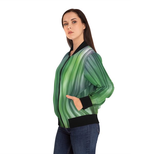 Women's Verdant Trek Bomber Jacket: Embrace the Call of the Wild! 🌿🧥