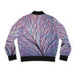 Women's Vibrant Pulse Bomber Jacket: Rhythms of the City! 🌆🧥