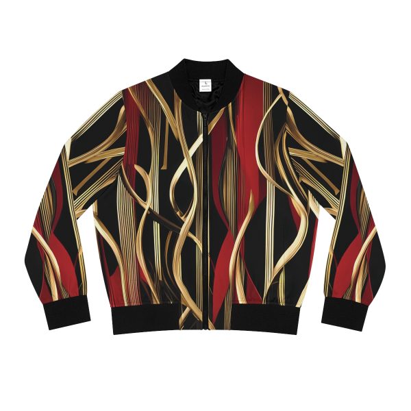 Women's "Rooted Rhythms" Bomber Jacket: The Beat of the Streets 🎶🧥