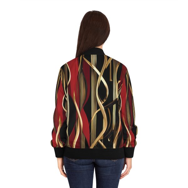 Women's "Rooted Rhythms" Bomber Jacket: The Beat of the Streets 🎶🧥