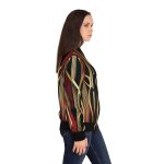 Women's "Rooted Rhythms" Bomber Jacket: The Beat of the Streets 🎶🧥