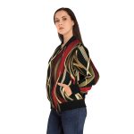 Women's "Rooted Rhythms" Bomber Jacket: The Beat of the Streets 🎶🧥