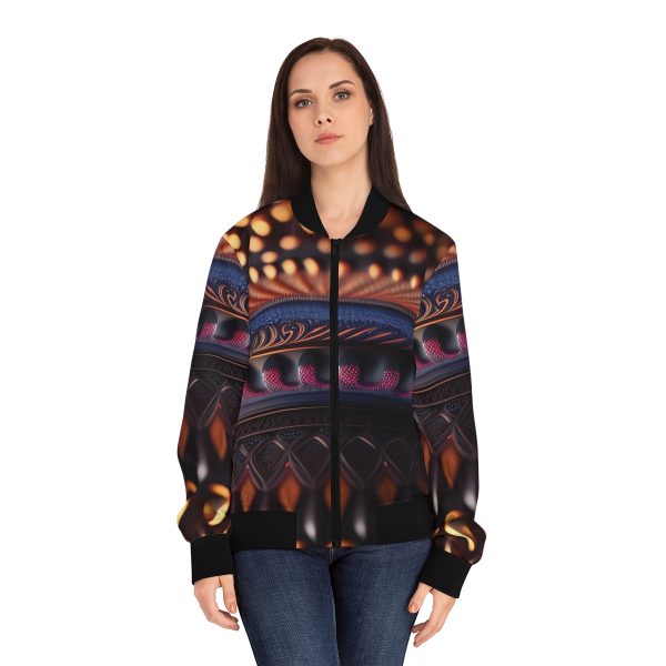 Women's Rhythm Rebel Bomber Jacket: Dance Like Everyone's Watching 🕺🧥