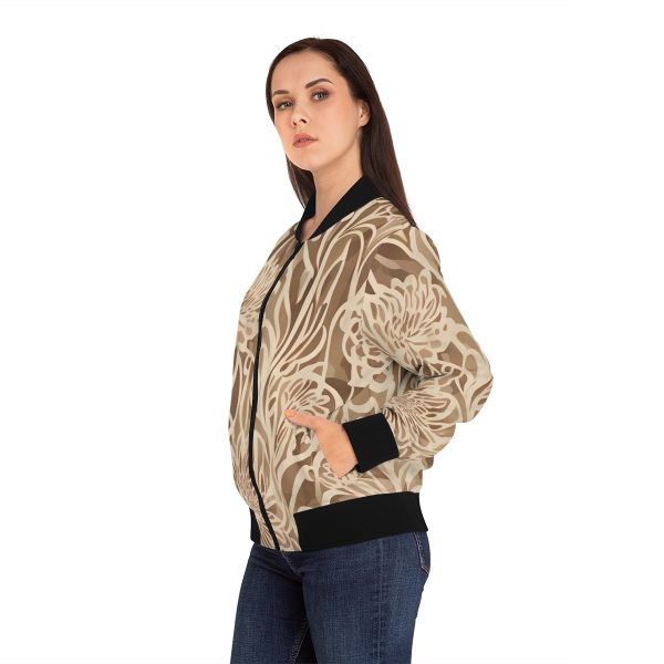 Women's Bomber Jacket: The Botanical Edition 🍂